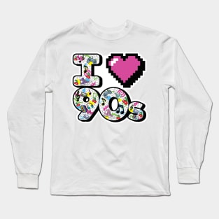 I Heart 90s Long Sleeve T-Shirt